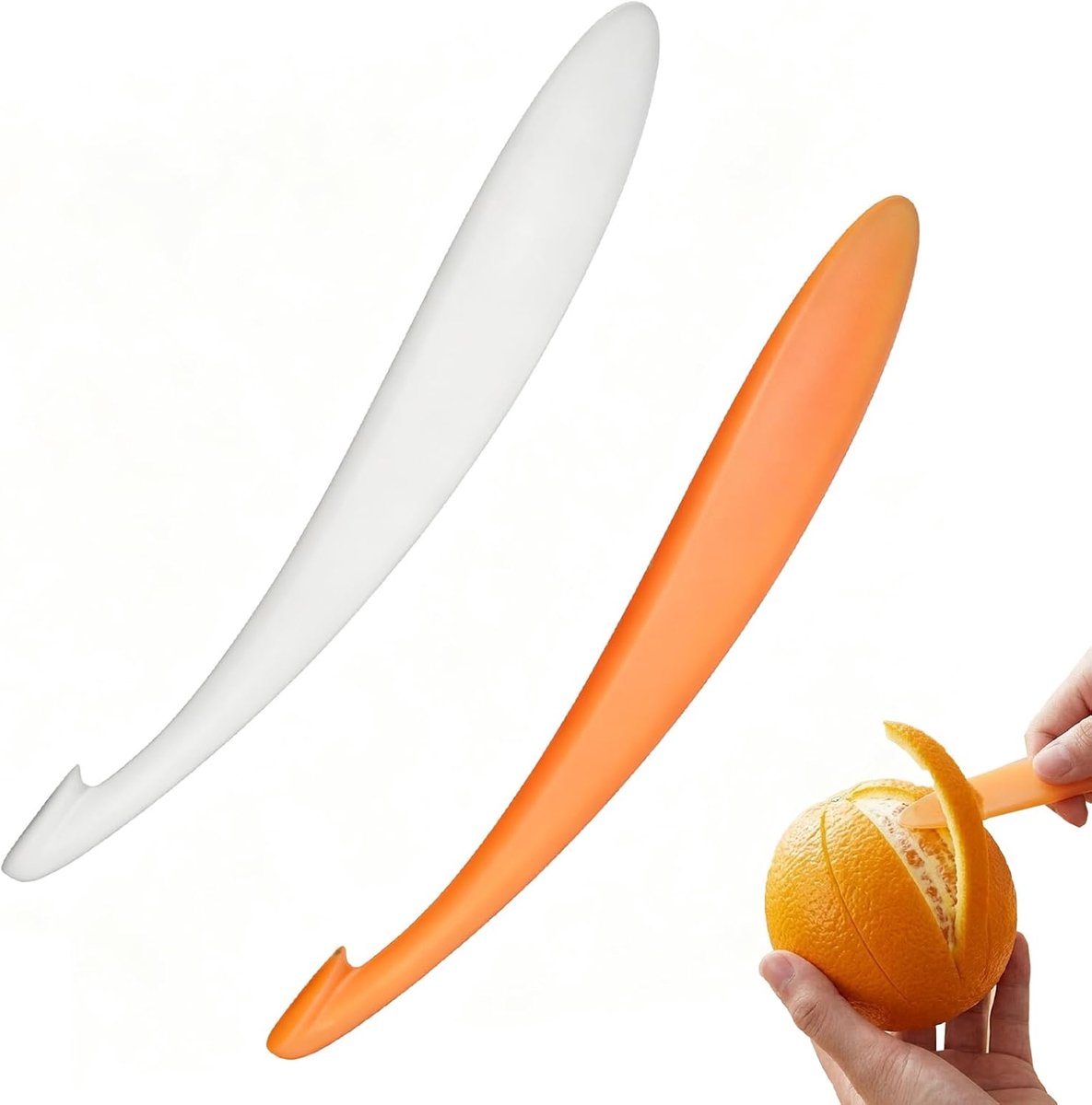 2 stuks sinaasappelschiller, effectieve citrusschiller voor sinaasappelschiller en andere citrusvruchten, sinaasappelschiller, voor sinaasappelen en andere citrusvruchten, een praktisch