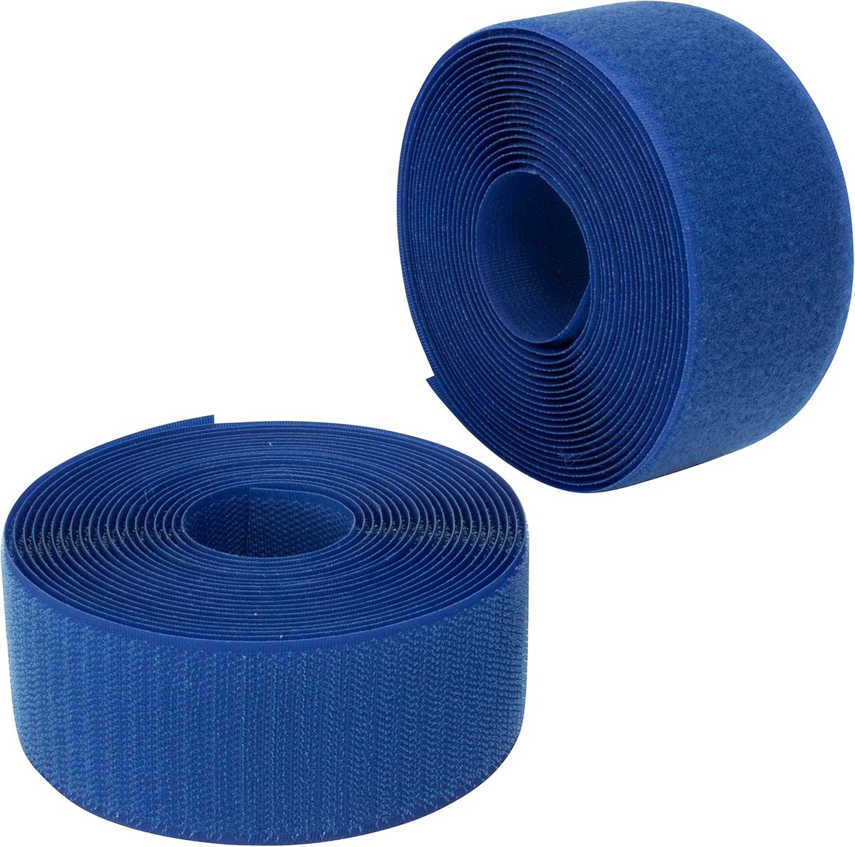 C66003 Krabband/rol, 50 mm, 5 m, zelfgrijpend, organizer/kabelbinders, kleur: koningsblauw, van polyamide en polyester