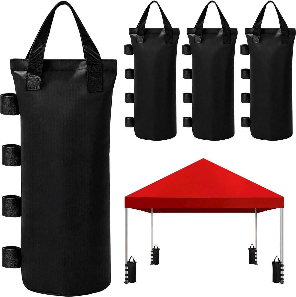 Gazebo gewichten zand tassen - 800D Oxford - 4 pack - stabiliseert tenten - SnelShoppen