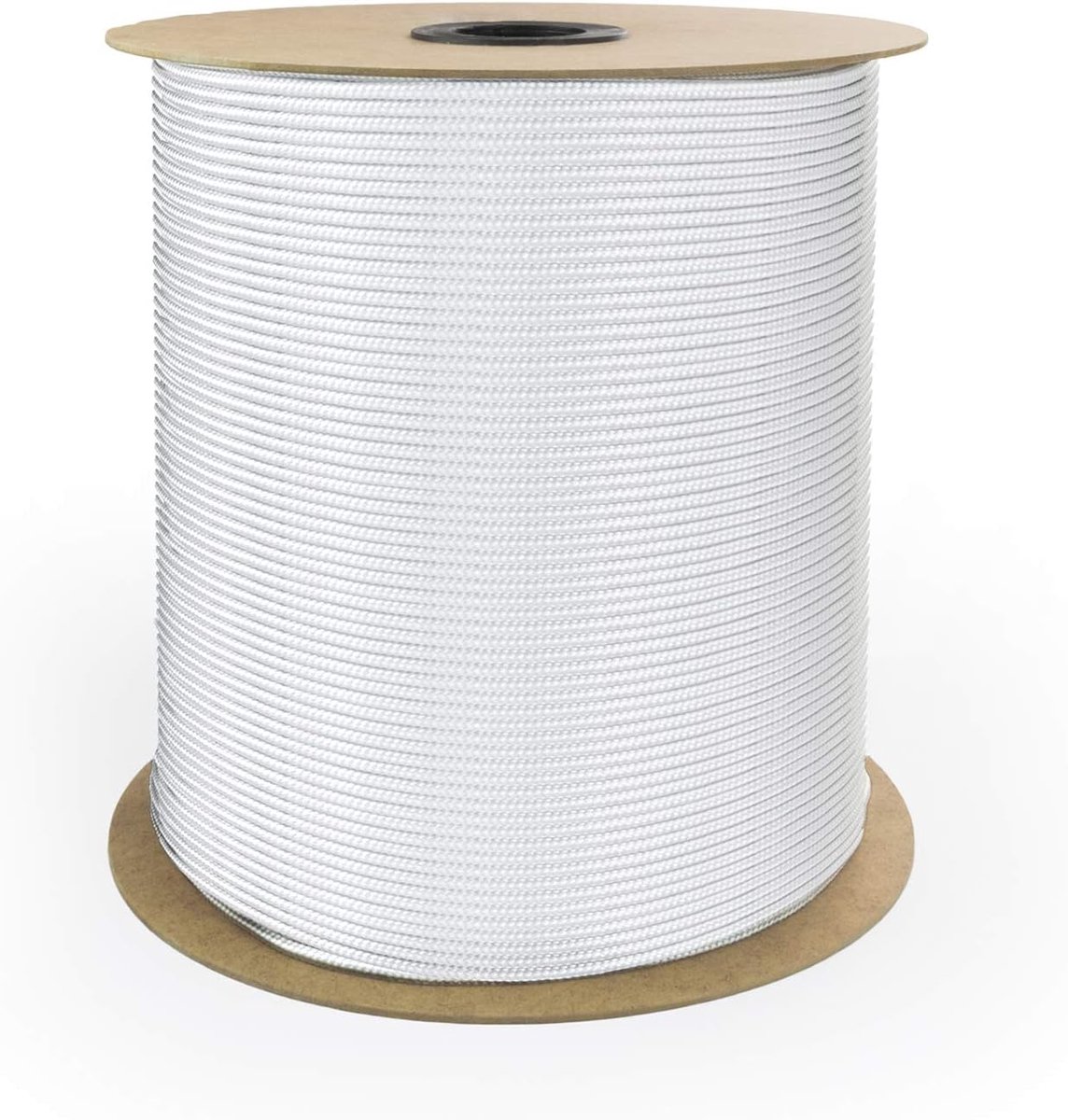 Touw - 8 mm - 20 m - wit - draagvermogen tot 750 kg gevlochten lijn textieltouw touw touw touw kunststof touw gevlochten