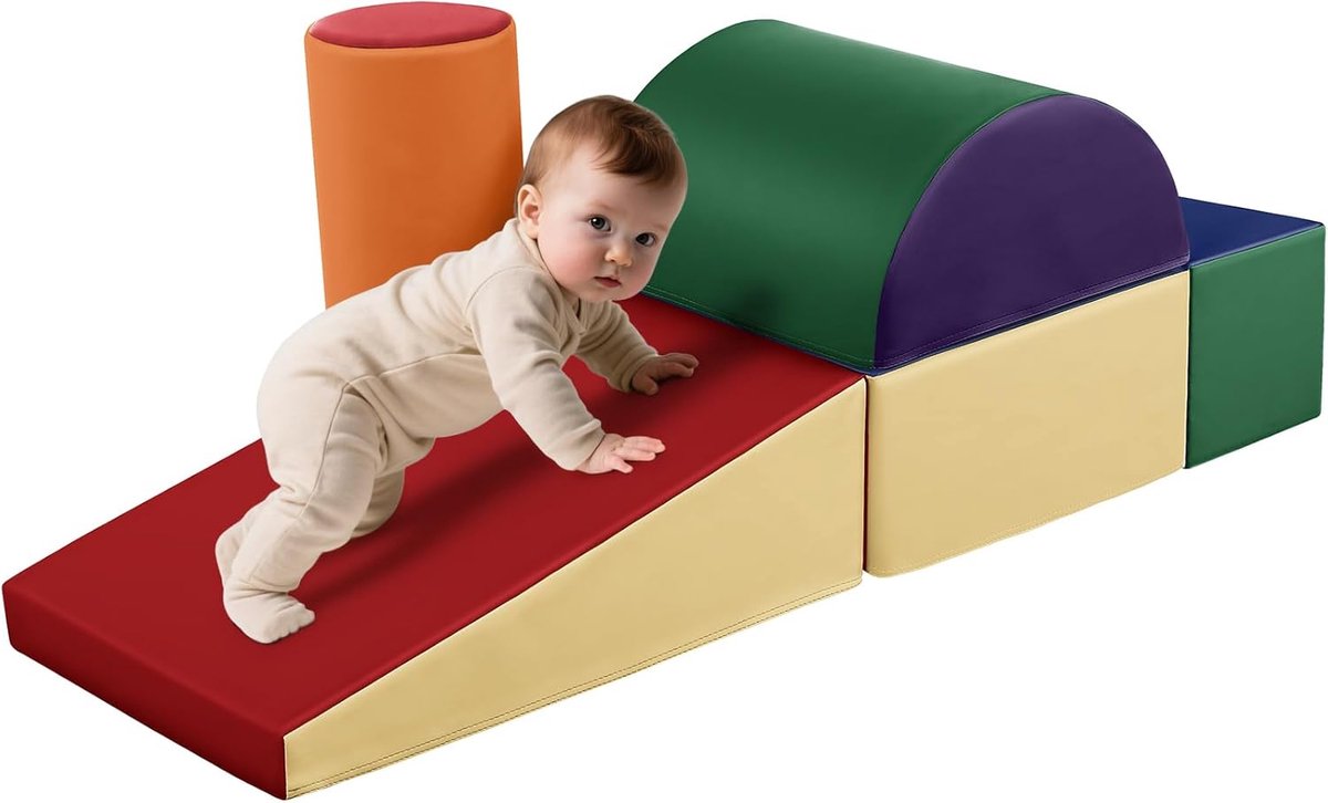 Schuimrubberen bouwstenen en klimspeelgoed voor kinderen, bouwsteen reuzenbouwstenen, speelbouwstenen, baby, Montessori, grote bouwstenen