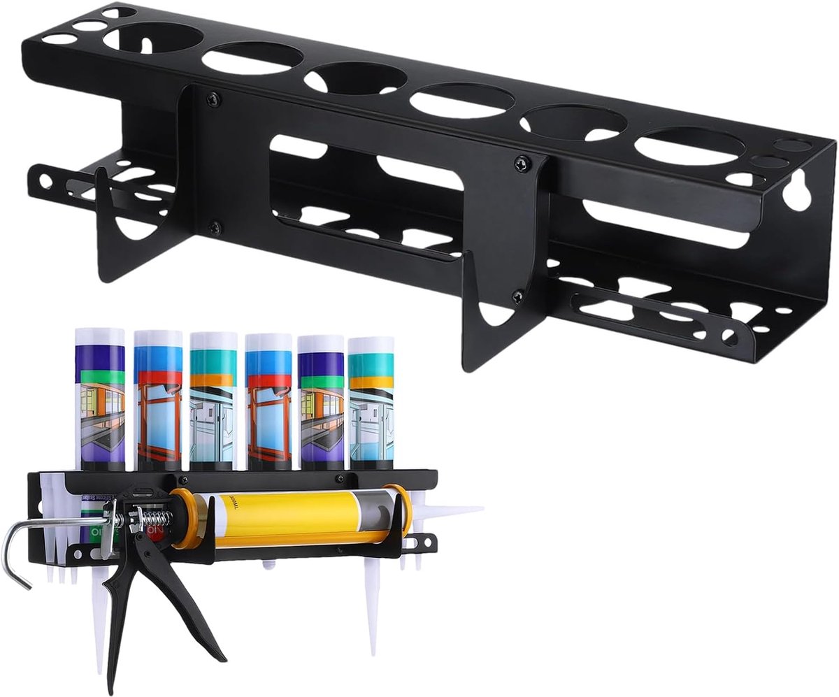 Houder - Wandbevestiging Kit Houder | Bespaart Ruimte Muurrek Voor Werkplaats, Garage, Opslagruimte, Huis