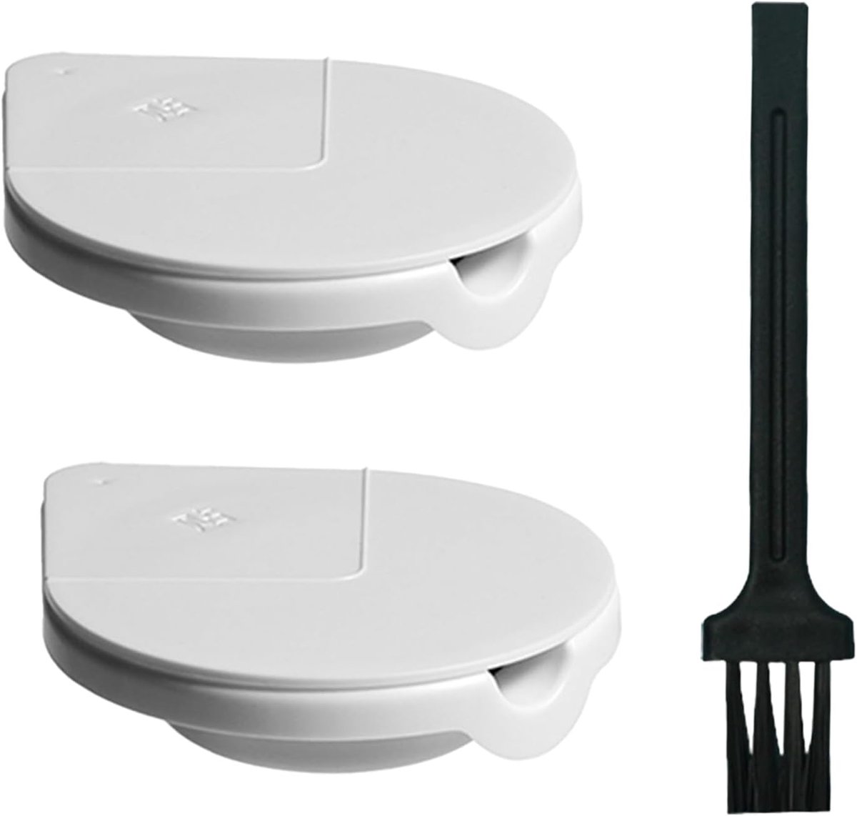 Asbak met deksel, 2 stuks, asbak van roestvrij staal, windasbak voor buiten, asbak met deksel voor buiten, asbak voor buiten, outdoor asbak
