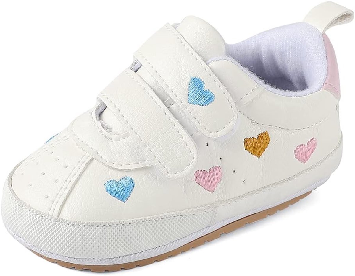 Baby schoenen 0-18 maanden - zacht leer - multikleur - comfortabele non-slip zolen - SnelShoppen