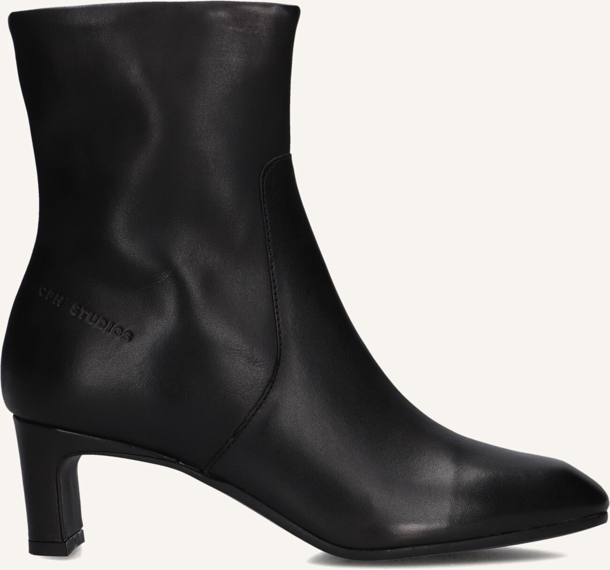 Copenhagen Studios Cph362 Enkellaarsjes - Enkelboots met rits - Dames - Zwart - Maat 40