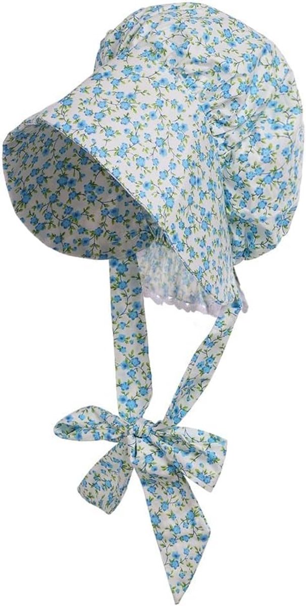 Prairie bonnet cap - 99.99% katoen - Victorian stijl - Bescherming tegen zon - SnelShoppen
