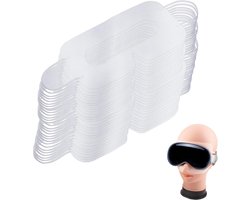 Thijox - 50 stuks wegwerp VR hygiëne maskers - Universele witte headset covers van non-woven stof - Zacht, ademend en comfortabel voor VR brillen thui