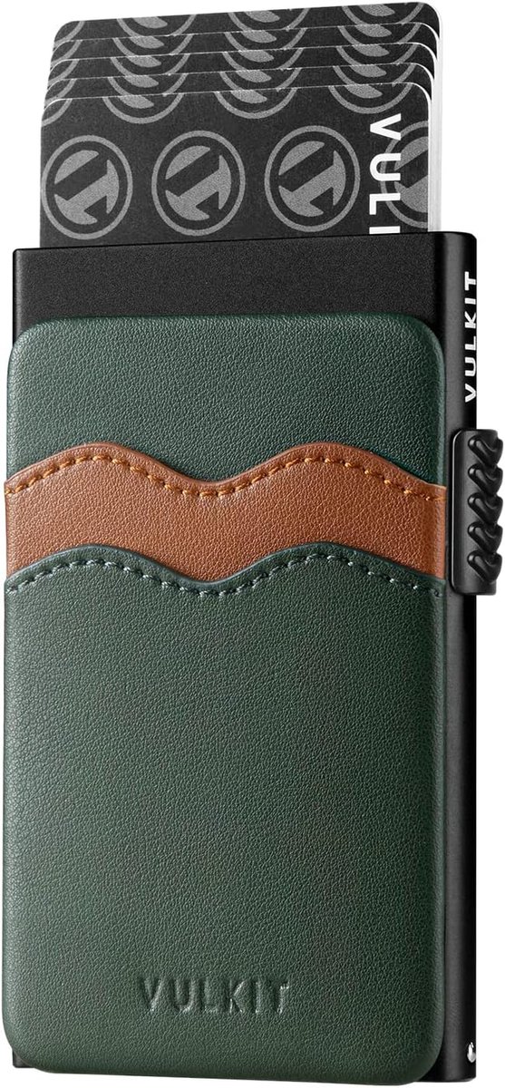 Slim Wallet - Minimalistische metalen portemonnee - Pop-up kaart houder - Extra RFID-blokkering - SnelShoppen