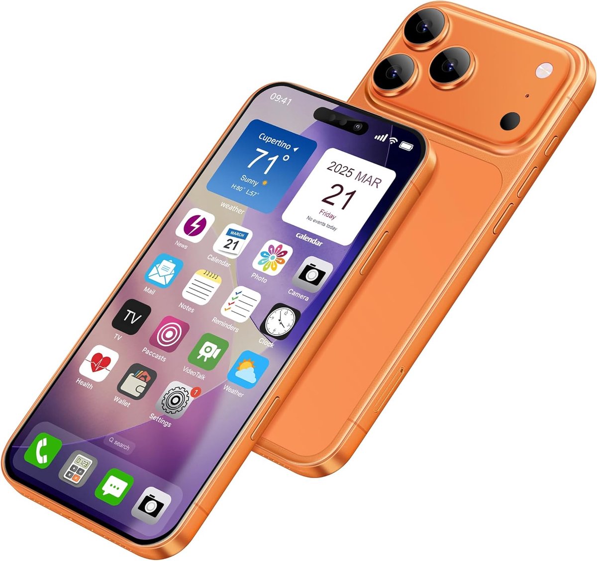 Mobiel speelgoed telefoon - metallic model - replica 1:1 - ideaal als speelgoed voor kinderen - ShopVlot