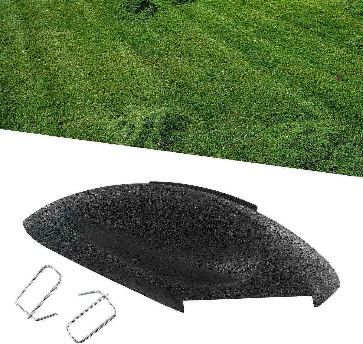 Mulchhoes Grasmaaier - Gras Mulch Cover - Gras Verhakselen - Eenvoudige Installatie - 42 inch dek - Zwart
