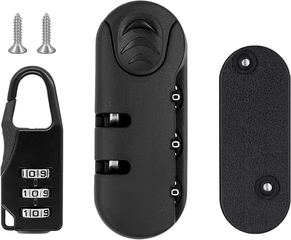 SnelShoppen - 2 Pack Koffer Slot, 3 Cijfer Combinatie Slot, Anti-Diefstal Beveiliging voor Reis Koffer, Bagage, Trolley, Sporttas, Lockers