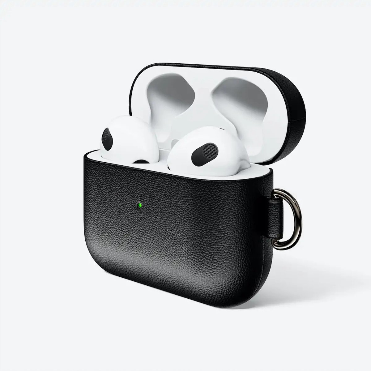Leren Beschermhoesje voor AirPods - Zwart