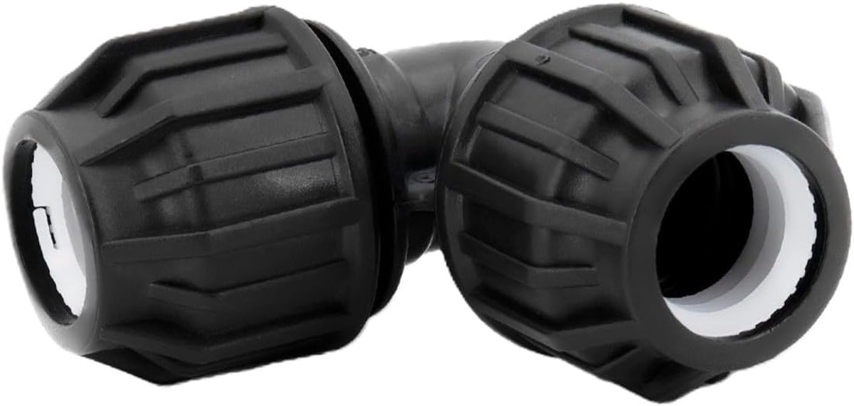 Elleboogklemconnector 20mm x 20mm - PE Pijp - Push-fit technologie - Voor snelle pijpverbindingen - SnelShoppen