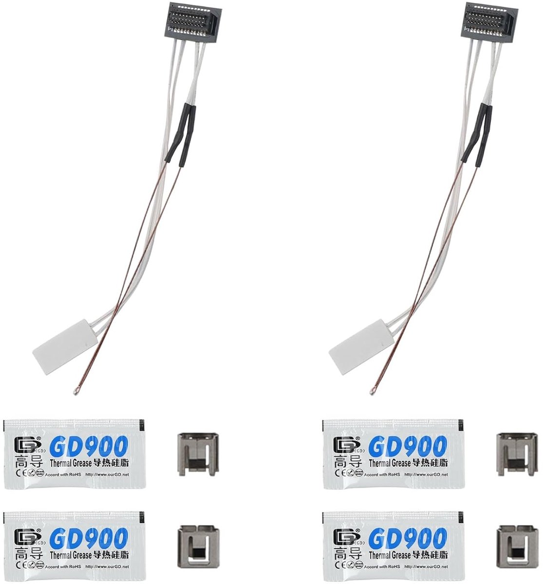 3D printer accessoires 2pcs - 24V 48W verwarmingselement - thermistor temperatuur sensor - eenvoudig te installeren - SnelShoppen