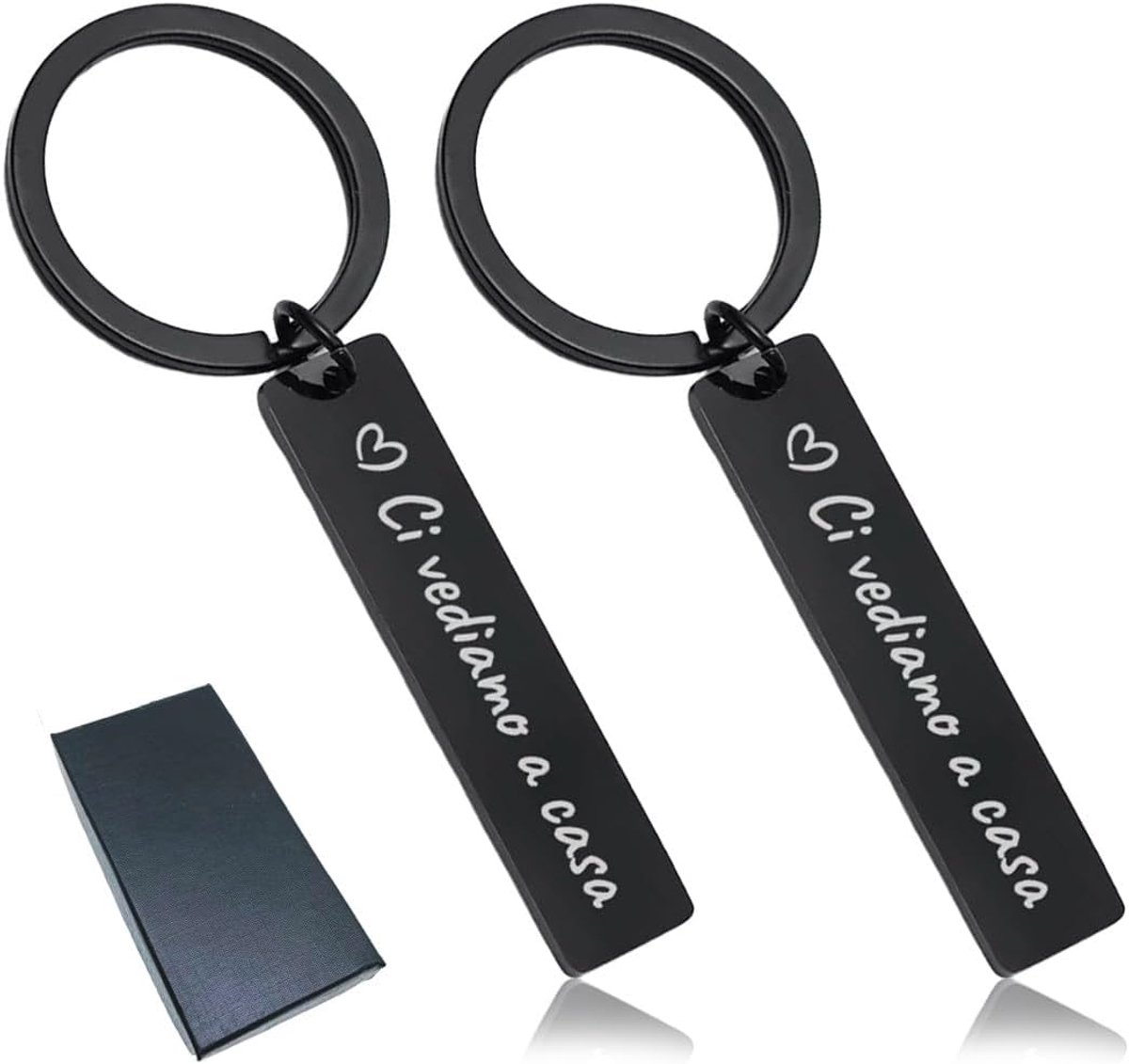 Sleutelhanger voor nieuw huis - set van 2 - persoonlijke touch - leuk cadeau voor verhuizing - SnelShoppen