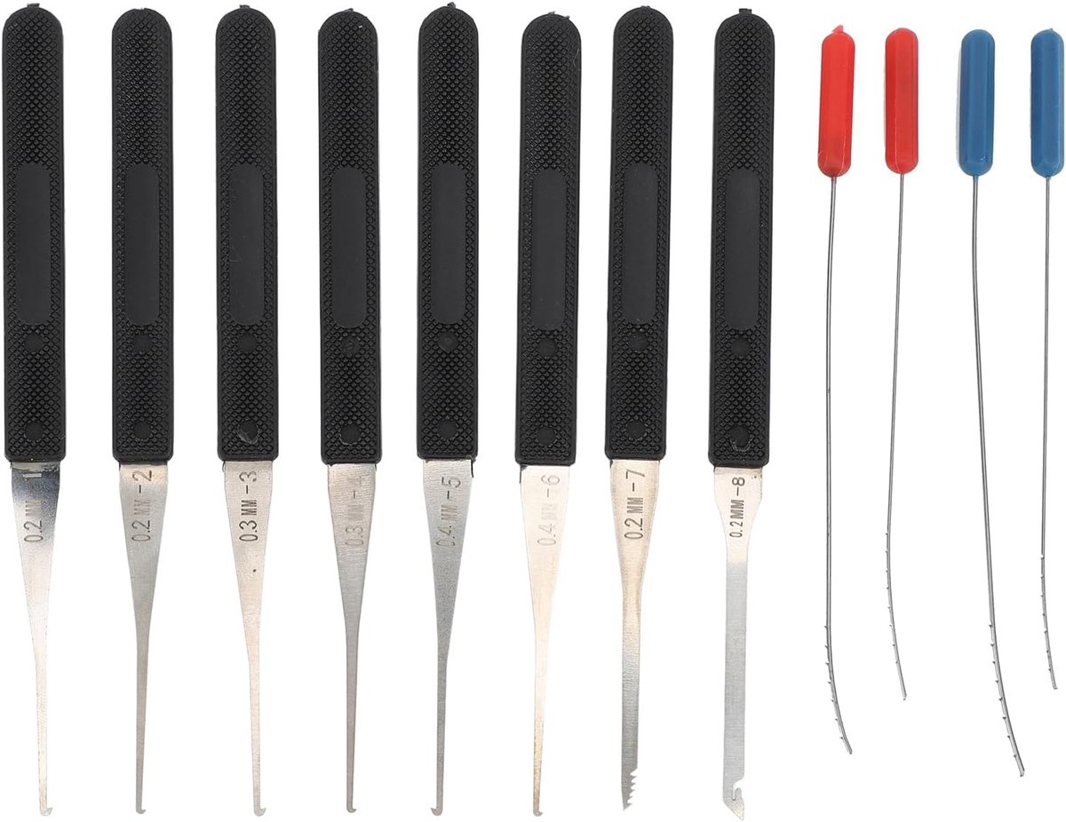 Broken Wrench Extractor set - 12-delig 0.2-0.4mm - voor het verwijderen van gebroken kranen - ideaal voor onderhoud - SnelShoppen