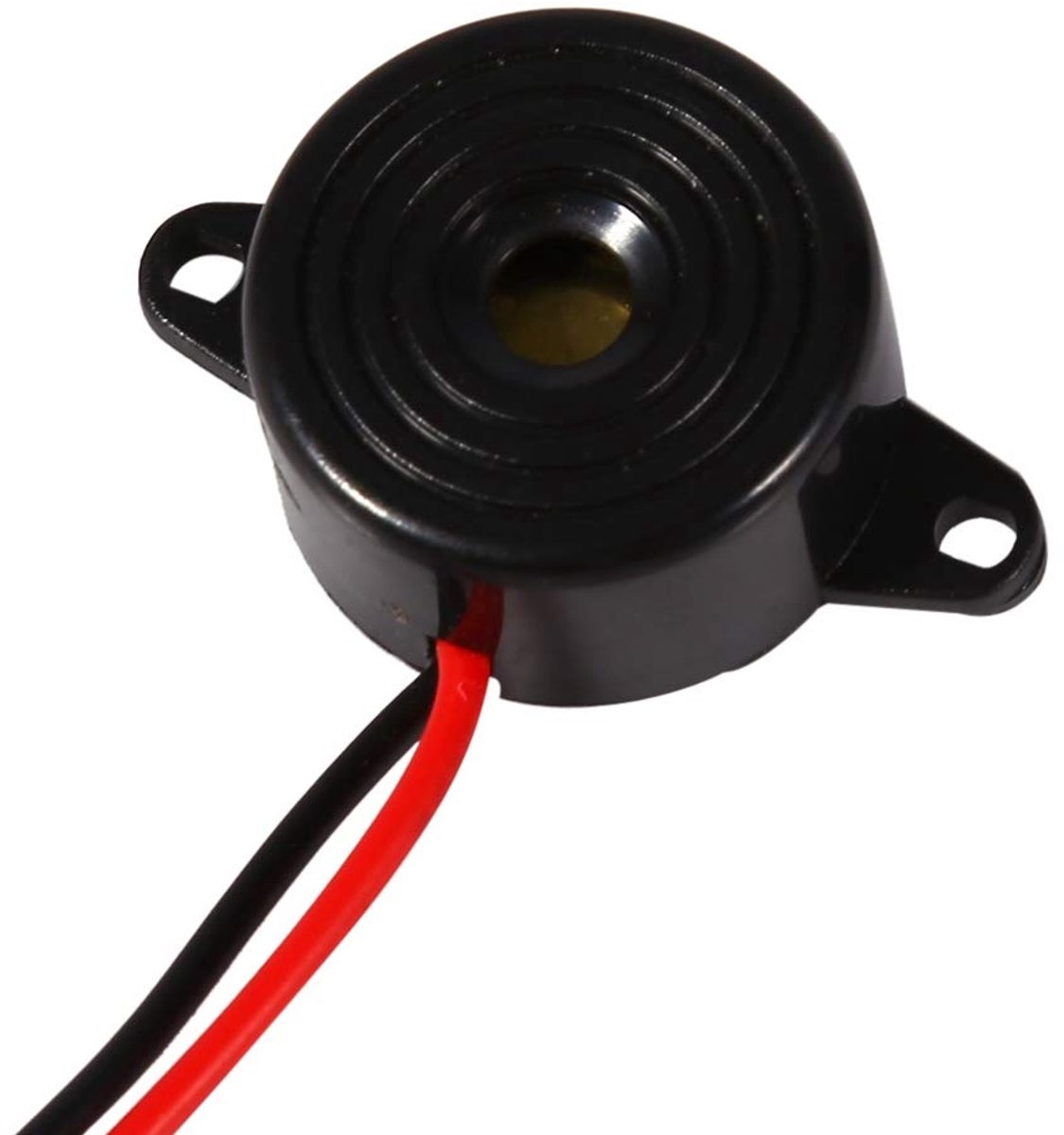 Buzzer 12V - Piezo-elektrisch alarm - 85-95dB geluidsniveau - Ideaal voor computer en printer - SnelShoppen