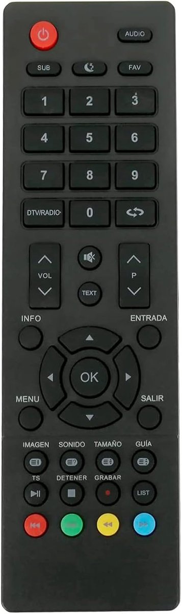 ALLIMITY Replace Remote control fit for TD Systems K24DLM10H K32DLM7H K55DLM8U K40DLM7F K50DLM8F K32DLM10 K49DLM8U - ShopVlot
