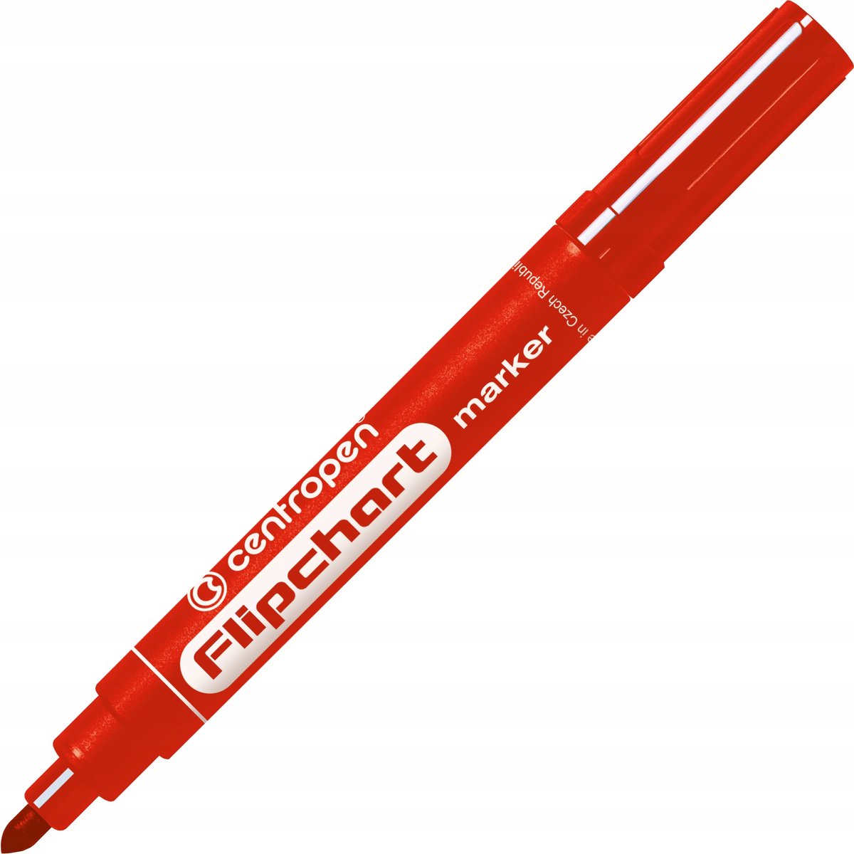 Centropen Flipchart Marker Rood - Cilíndrische punt, 2.5mm