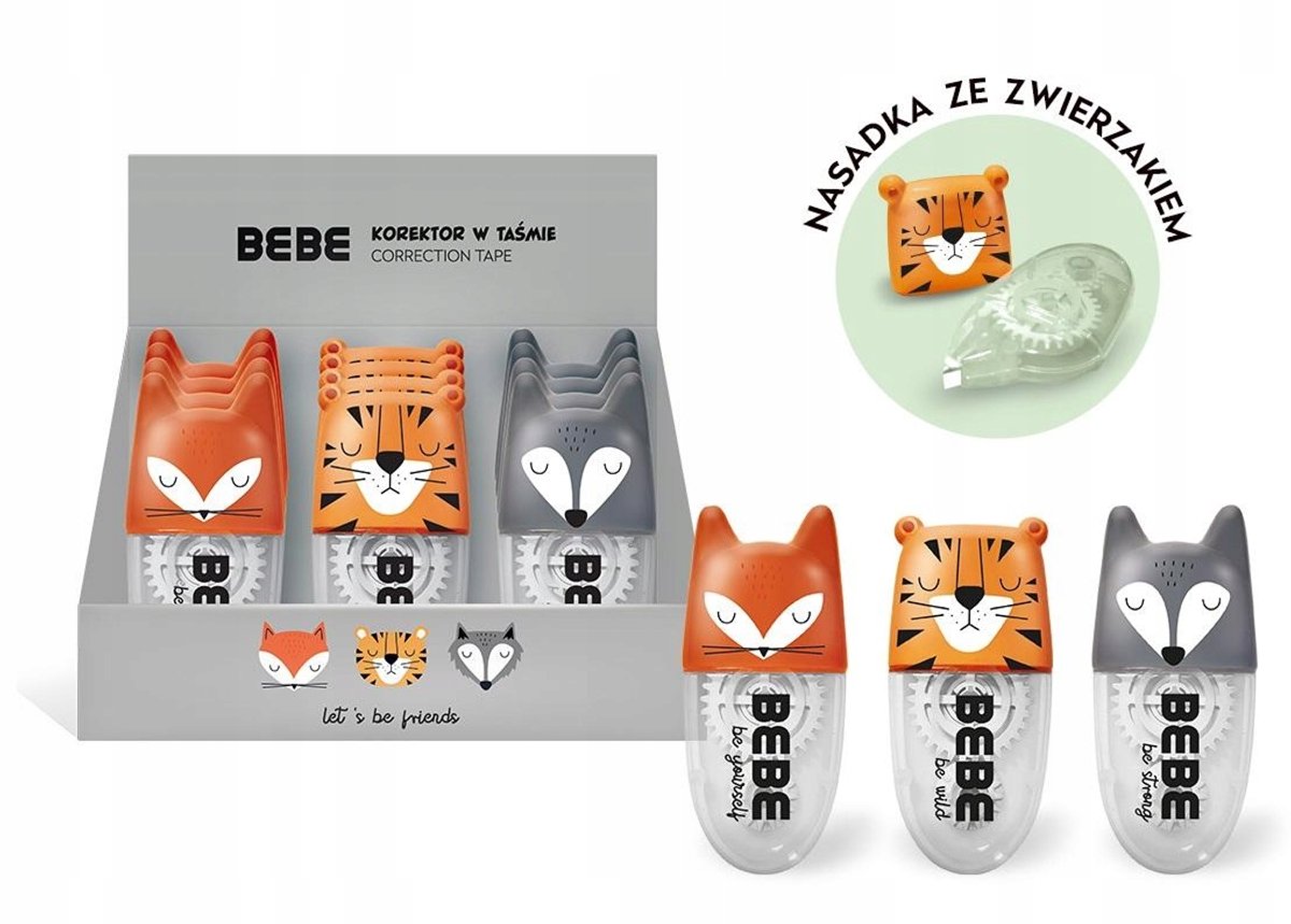 Correctietape, 6 m, mix van patronen, perfect voor school en kantoor