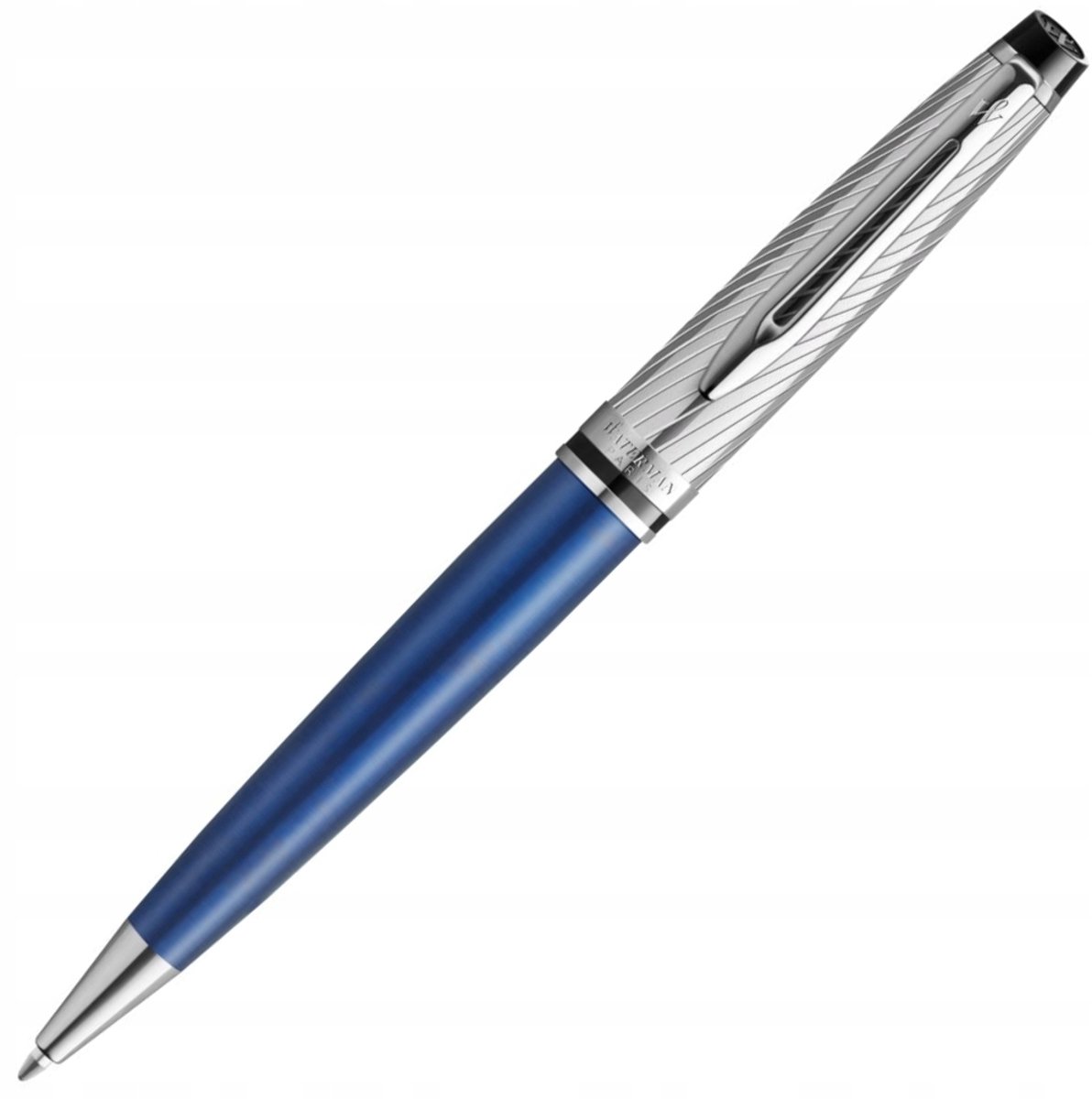 Waterman Expert 3 Deluxe Metallic Blauwe Vulpen - Stijlvol Schrijven