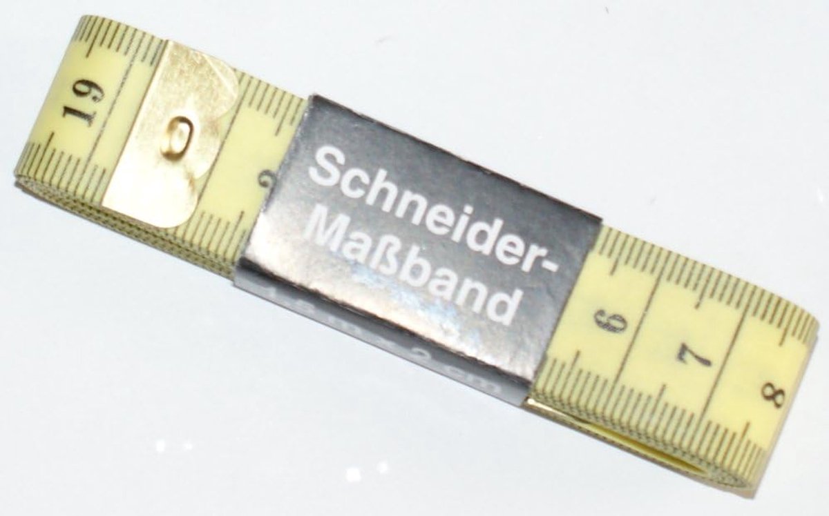 Schaal 150 cm - Geel - Lichtgewicht - Perfect voor maatvoering - ShopVlot
