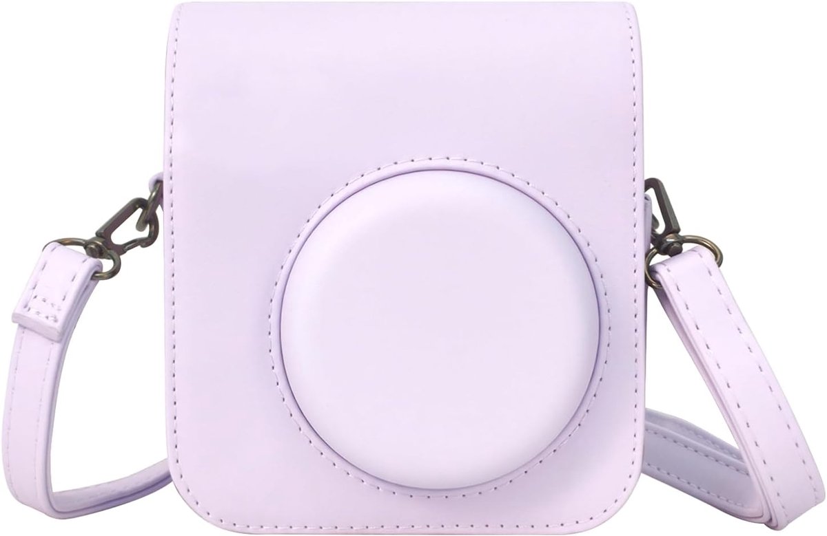 Cameratas voor Fujifilm Instax Mini 13 - PU-leer - Dreamy Purple - Bescherming en stijl - SnelShoppen