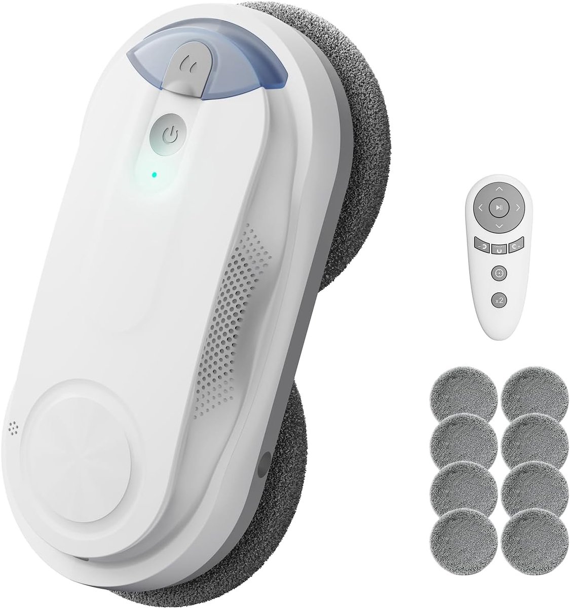 Raamreiniger robot - dubbele sproeiers - 85 ml waterreservoir - automatische randdetectie - SnelShoppen