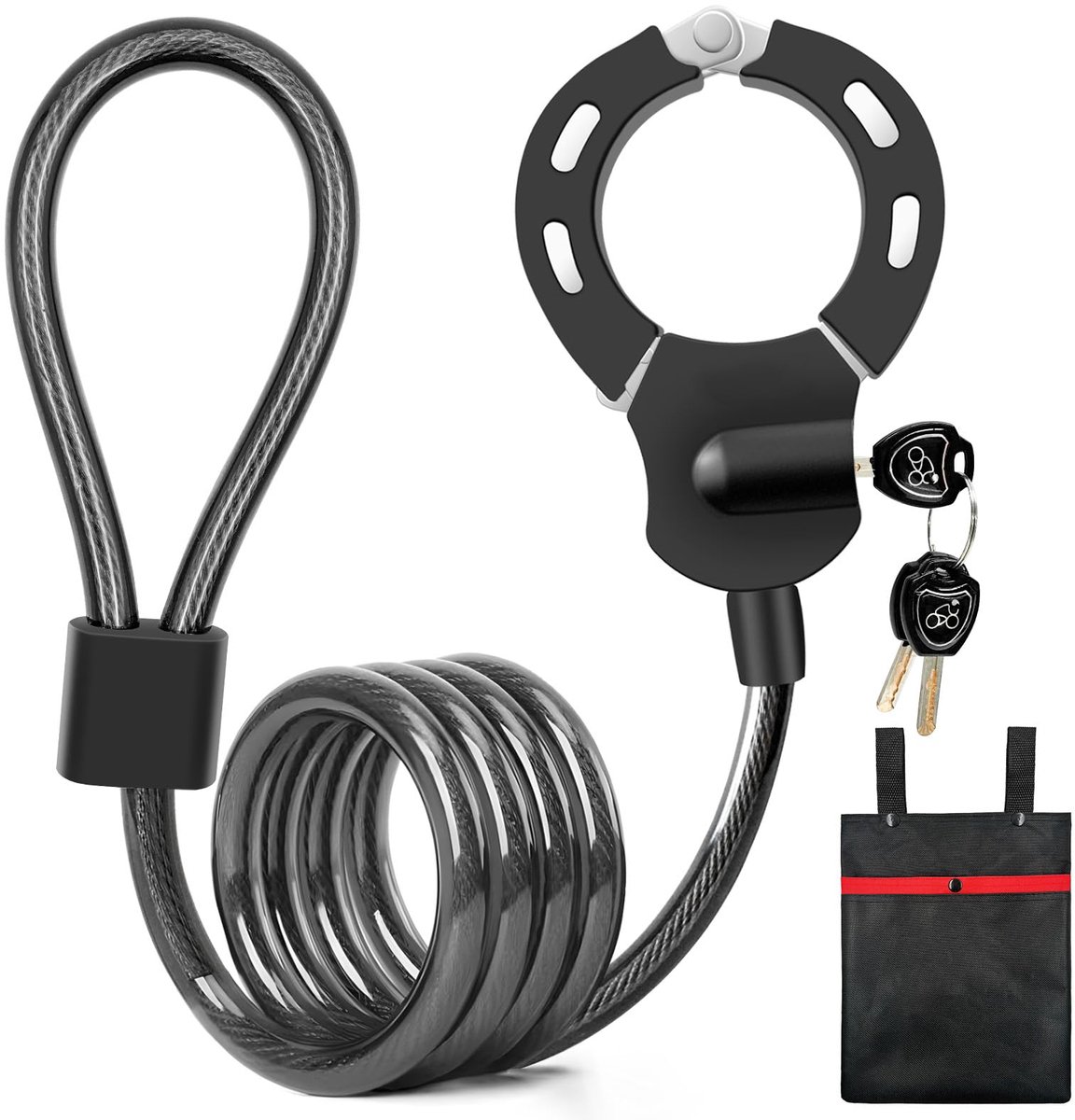 E-scooter slot 120 cm - 15 mm handboeien slot - hoge veiligheid - ideaal voor bescherming - ShopVlot