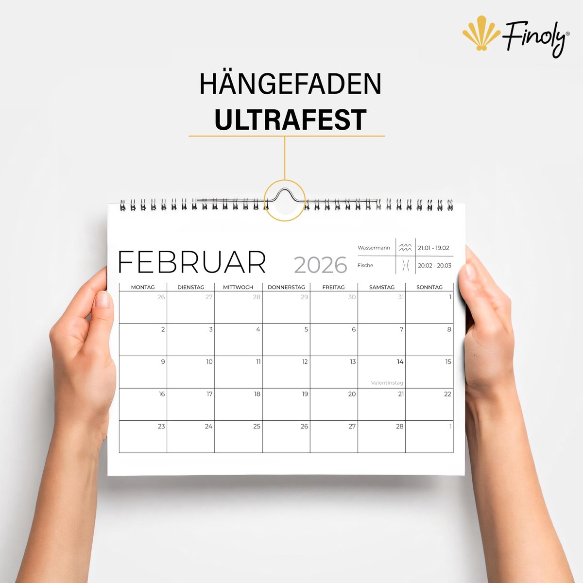 Wandkalender 2026 - 18 maanden - minimalistisch design - perfect voor jaarplanning - SnelShoppen