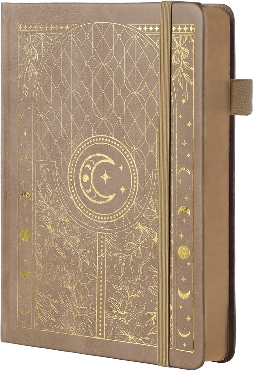 Bullet Dotted Notitieboekje, 160 g/m² Genummerd dik papier, A5 Hardcover Notitieboekje met Stippenraster voor Vrouwen Mannen Werk Schrijven, Tekenen