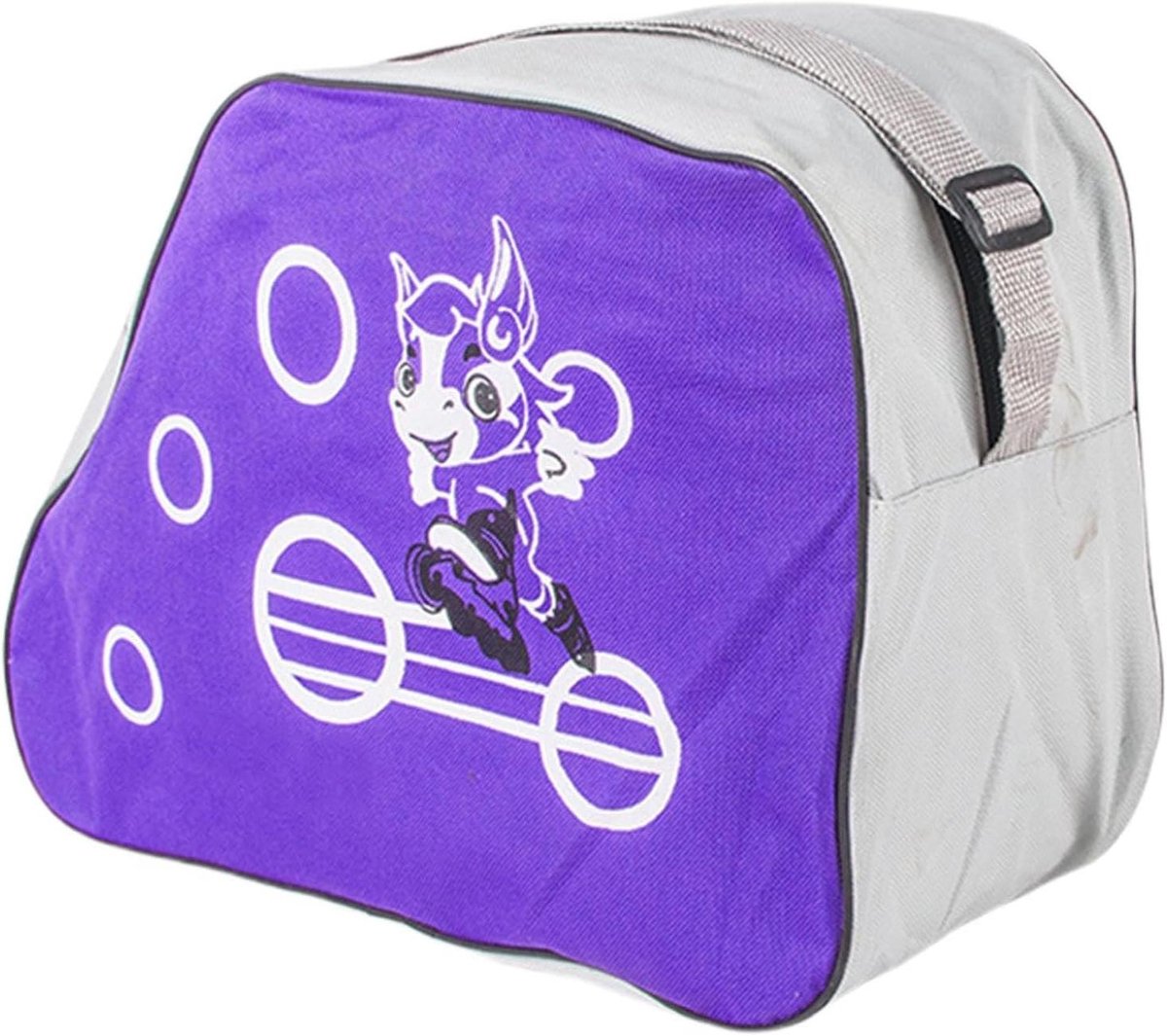 Skatetas - Roltas Schaatsen - Transport Uitrusting - Ademend Oxford Materiaal - 38x15x28cm - Paars