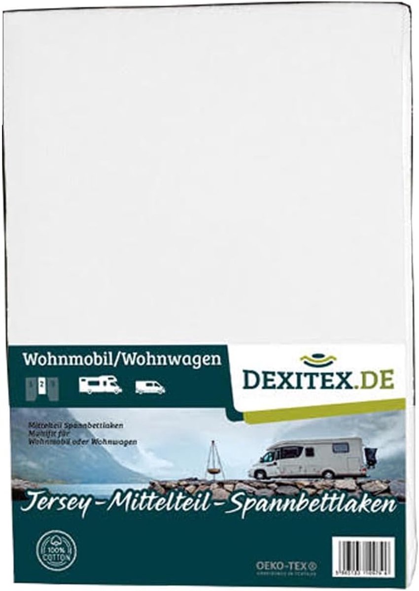 Fitted sheet 35-50 breed/160-190 lang - wit of antraciet - speciaal gevormde hoeken - ShopVlot