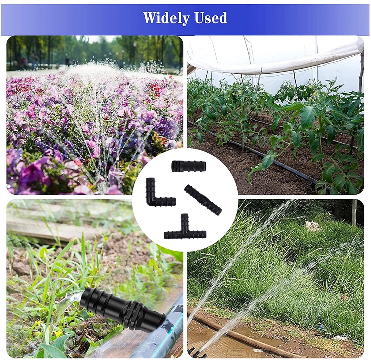Bewateringsset 40-delige - automatisch - 16 mm - ideaal voor tuinbewatering - ShopVlot