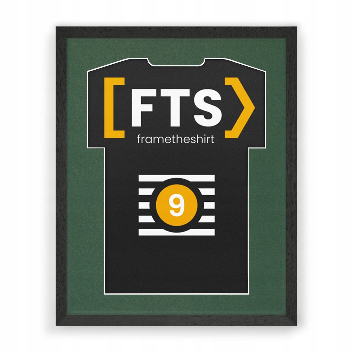 Houten sportshirt display lijst 43x53 cm - uniek aandenken