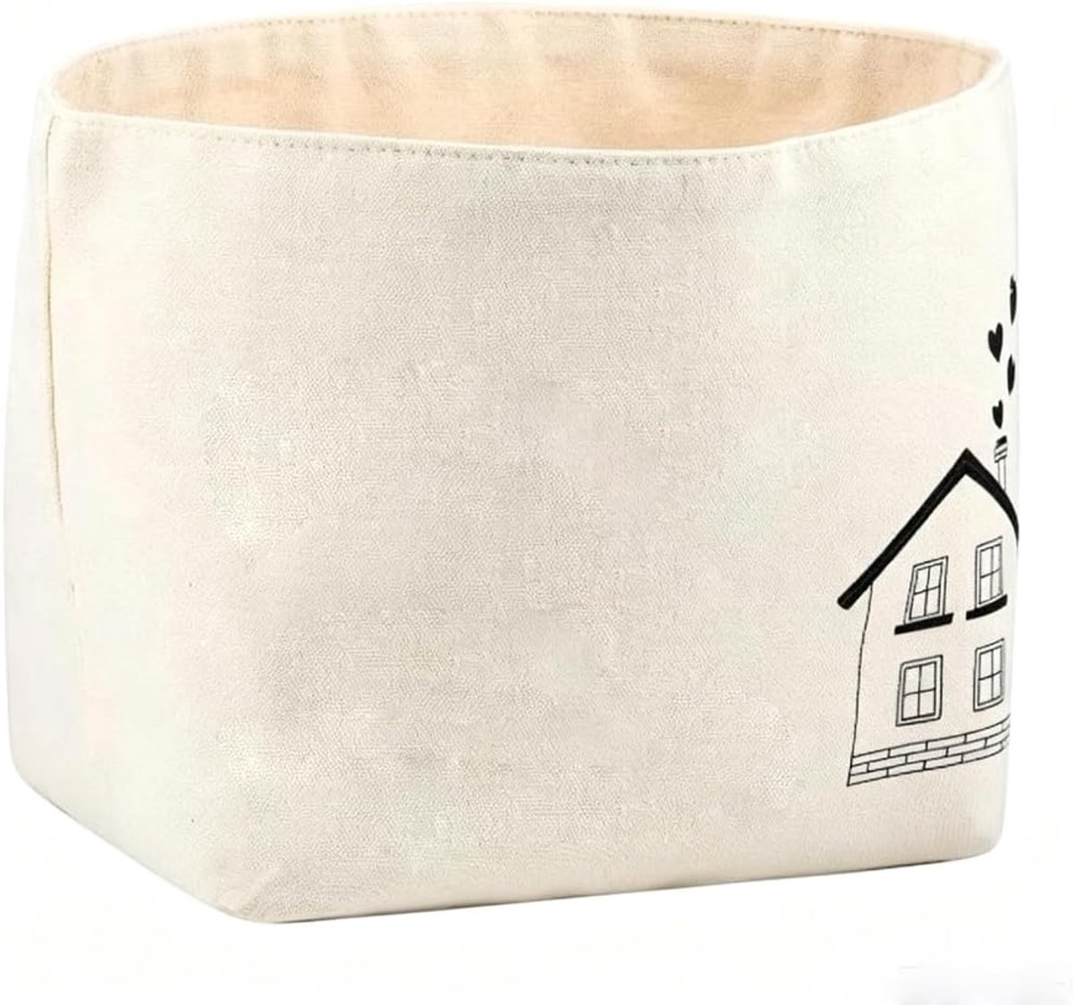 Herbruikbare stoffen tas voor keukenopslag, mand voor levensmiddelen, gemakkelijk op te vouwen, praktisch woonaccessoire en origineel cadeau-idee
