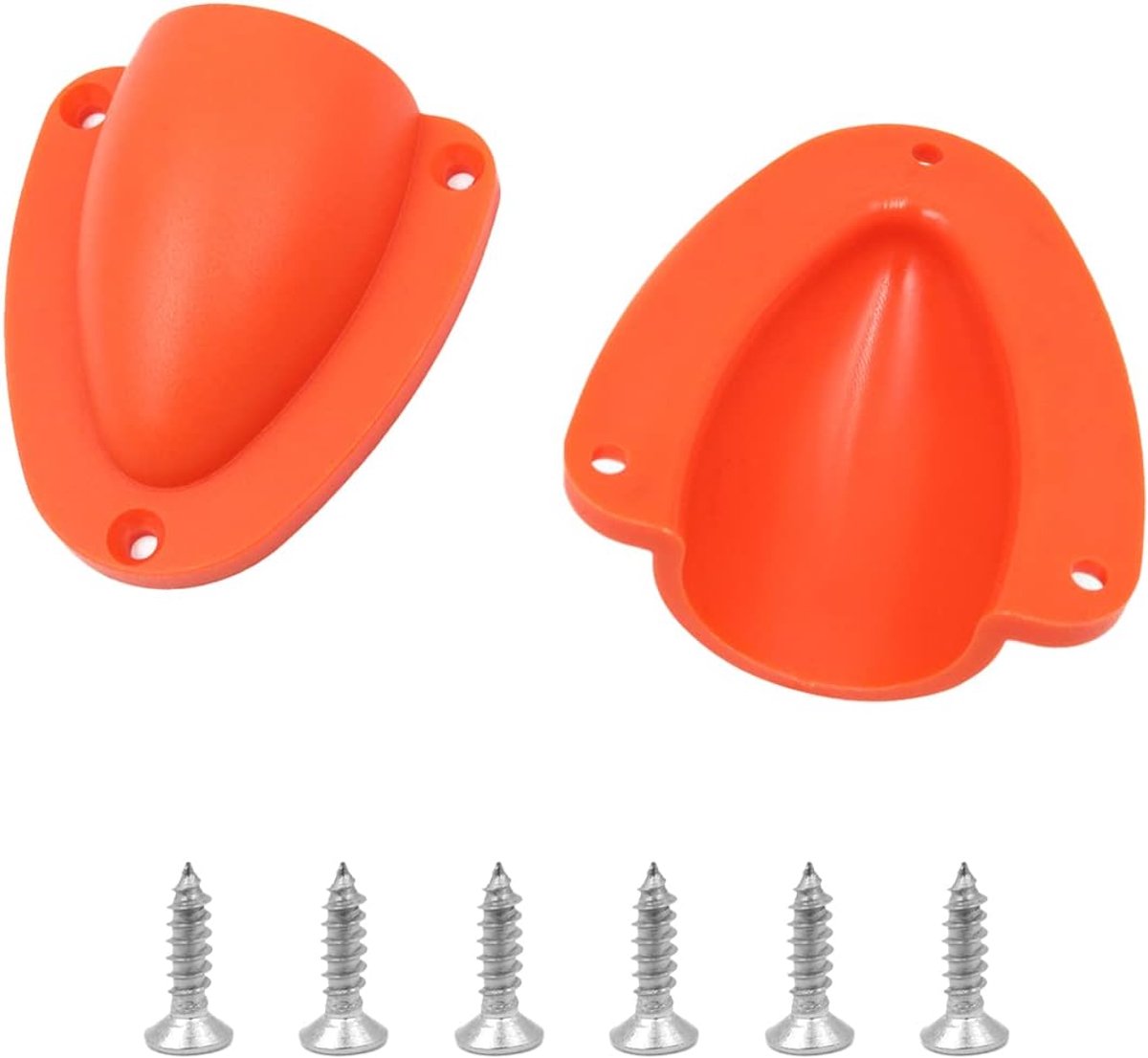 2 stks universele nylon draad kabel Vent Cover Clam Shell Clamshell Vent Ventilator door ventilatieopeningen voor boot - oranje (klein)