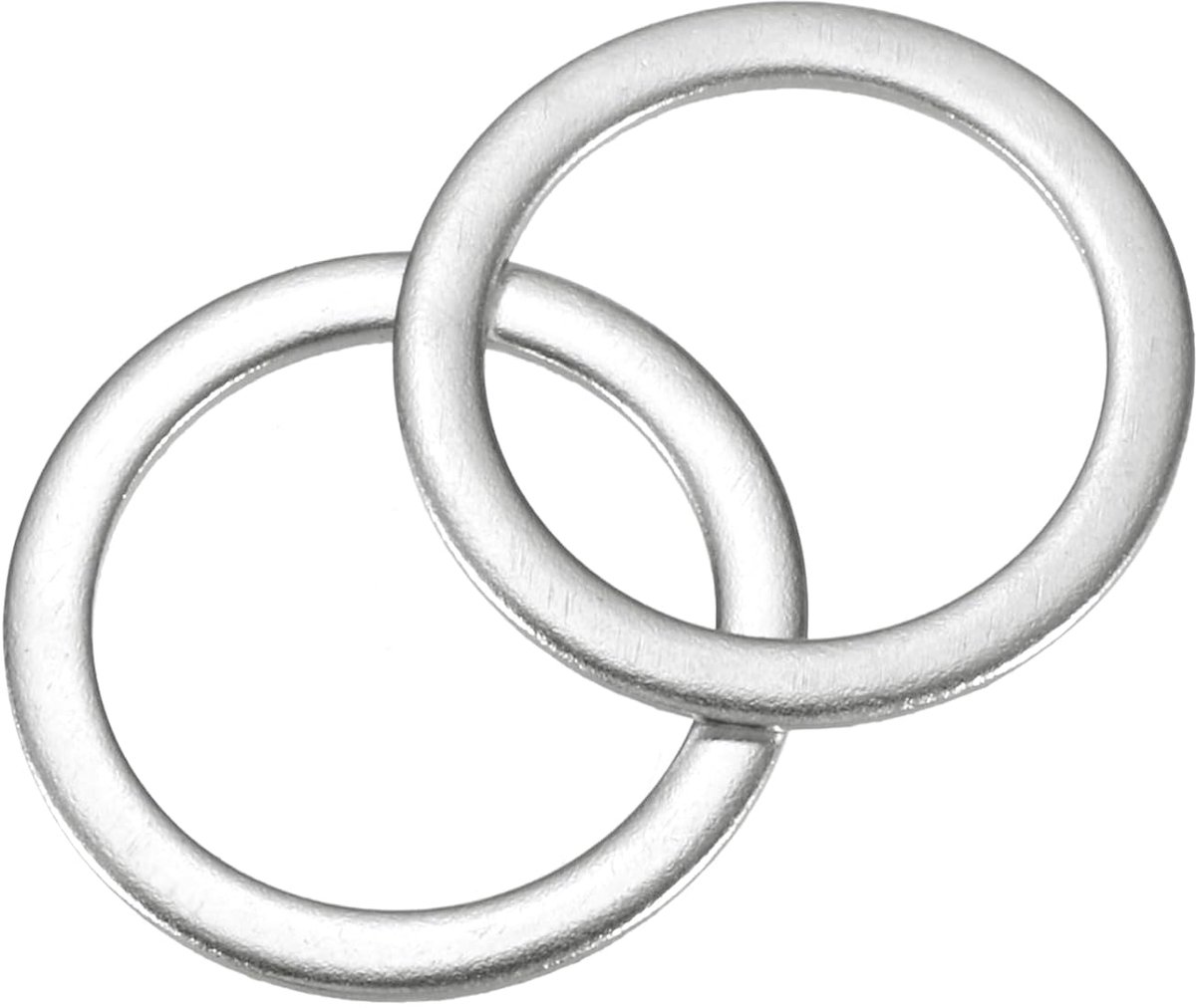 80 stuks M12 304 roestvrijstalen platte afdichtingen, sluitringen 12 mm ID 18 mm OD 0,5 mm dik platte afstandhouders voor schroeven, bouten, tuinarmatuur, reparatie, zilver