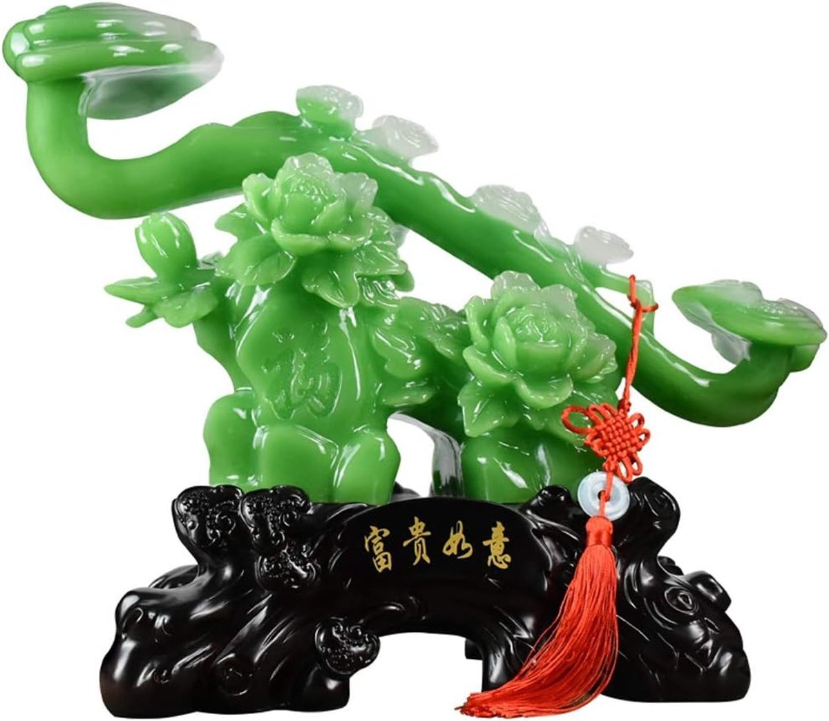 Feng Shui Ruyi Standbeeld, Chinese Charme Van Welvaart Woondecoratie, Feng Shui Decor Boeddha tuin good