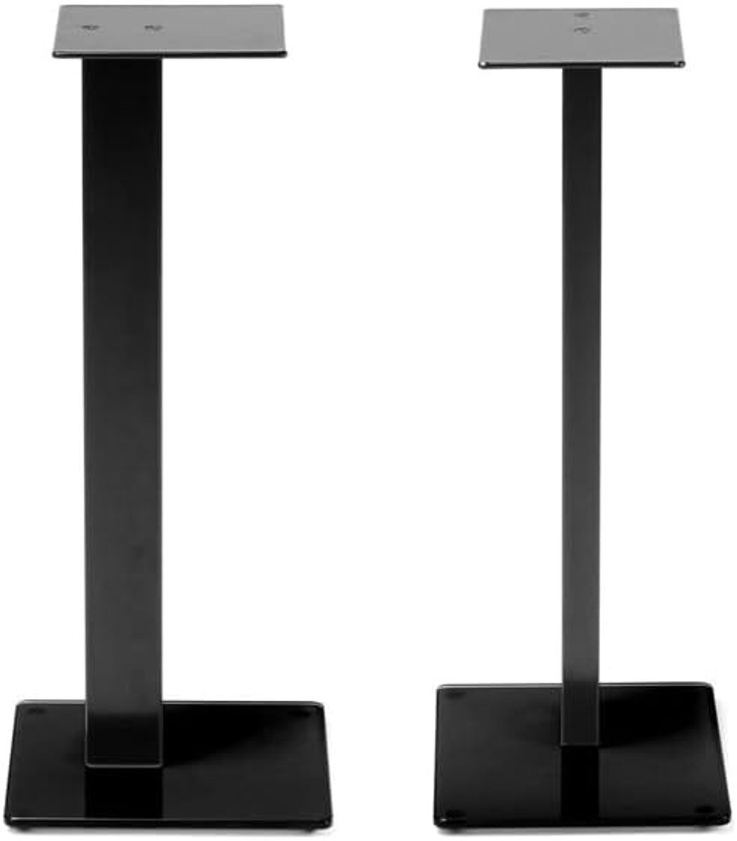Luidsprekerstandaard paar - satin zwart - stabiel ontwerp - perfect voor audiofielen - SnelShoppen