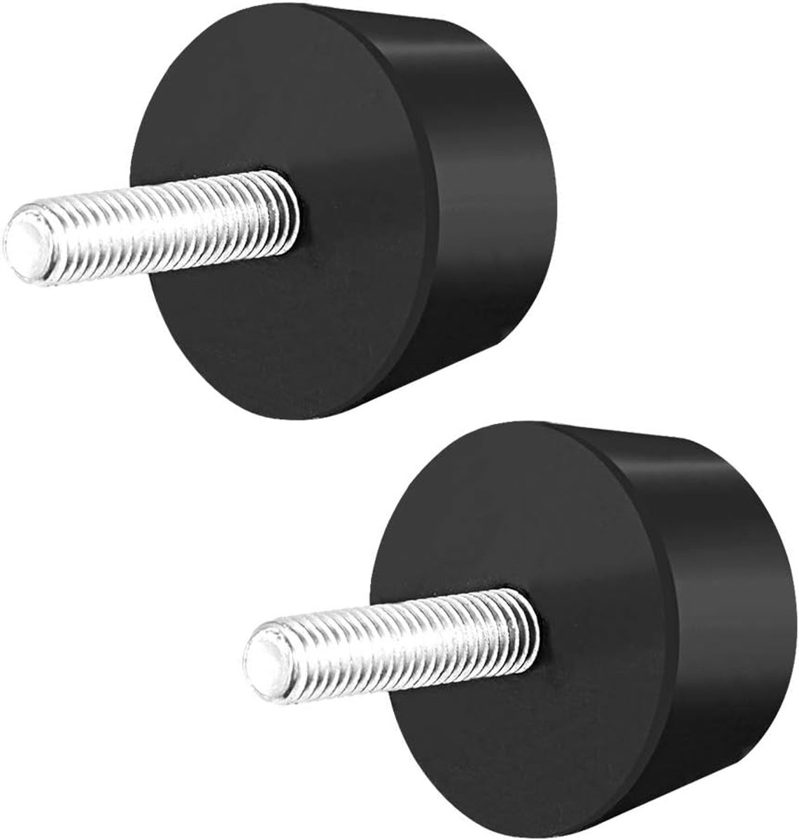 sourcing map 2 stuks conische trillingsdempers houder met M8 x 30 mm bouten 1,5 "x 0,79"