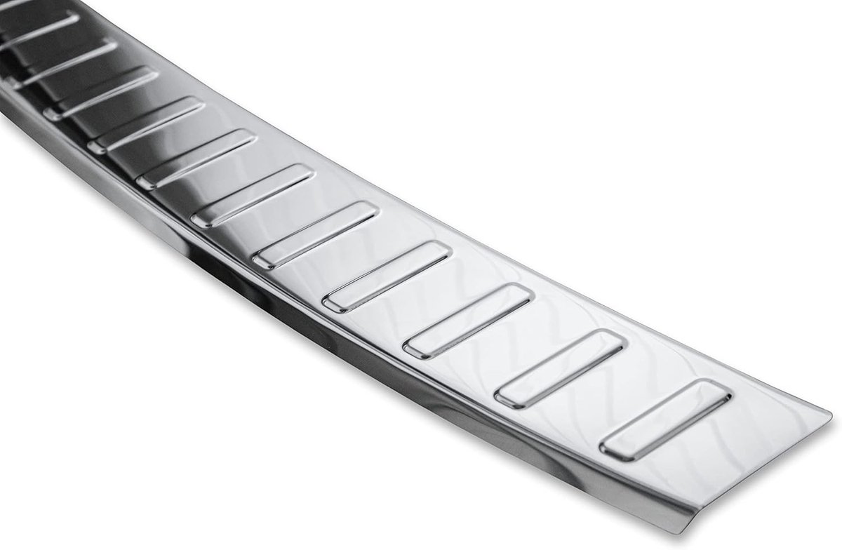 Bumperbescherming roestvrij staal, chroom, compatibel met BMW X3, G01 F97 G08, 2017-08/2021, premium kwaliteit van RECAMBO