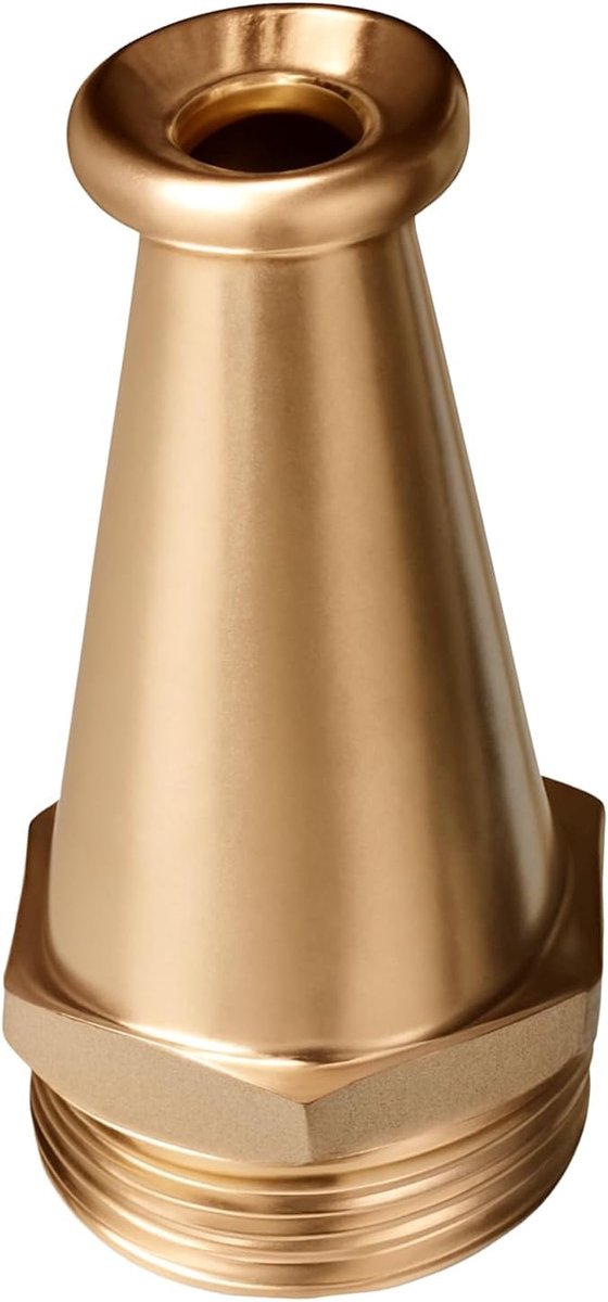 uitloop voor tuinfontein, rechte straal, vijver, sproeiers, messing, 1/2 inch BSPT (EA-20) (1)
