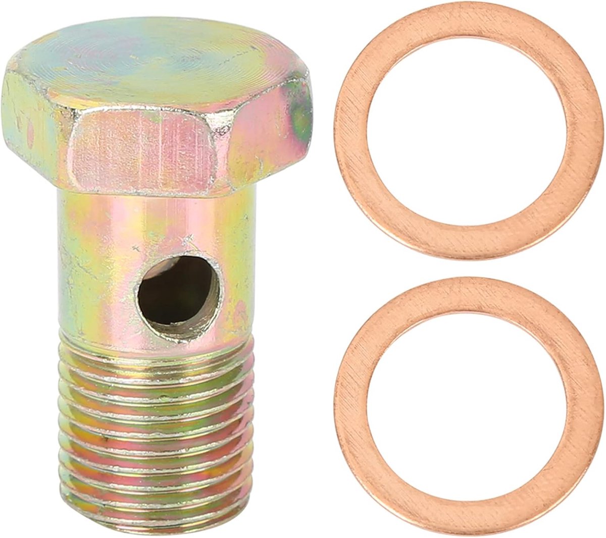 AUTOHAUX M16x1,5mm metrische schroefdraad holle bout remmen adapter accessoires