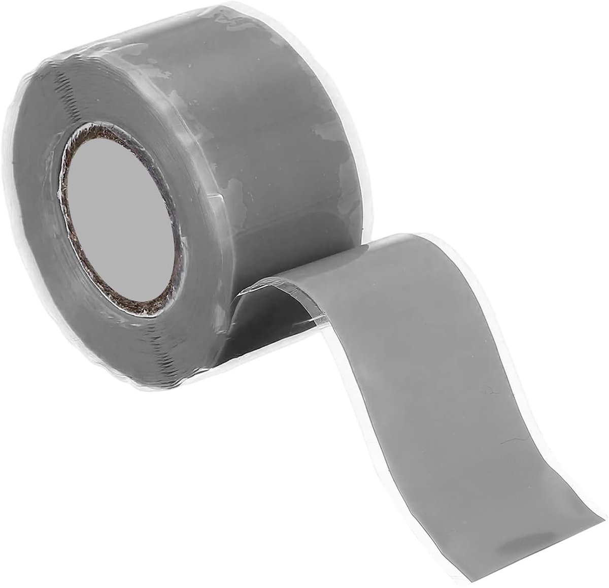 Zelfdichtende siliconen band, 25 mm x 3 m, waterdicht, voor het repareren van waterlekken voor waterslangen en ommantelingen, grijs