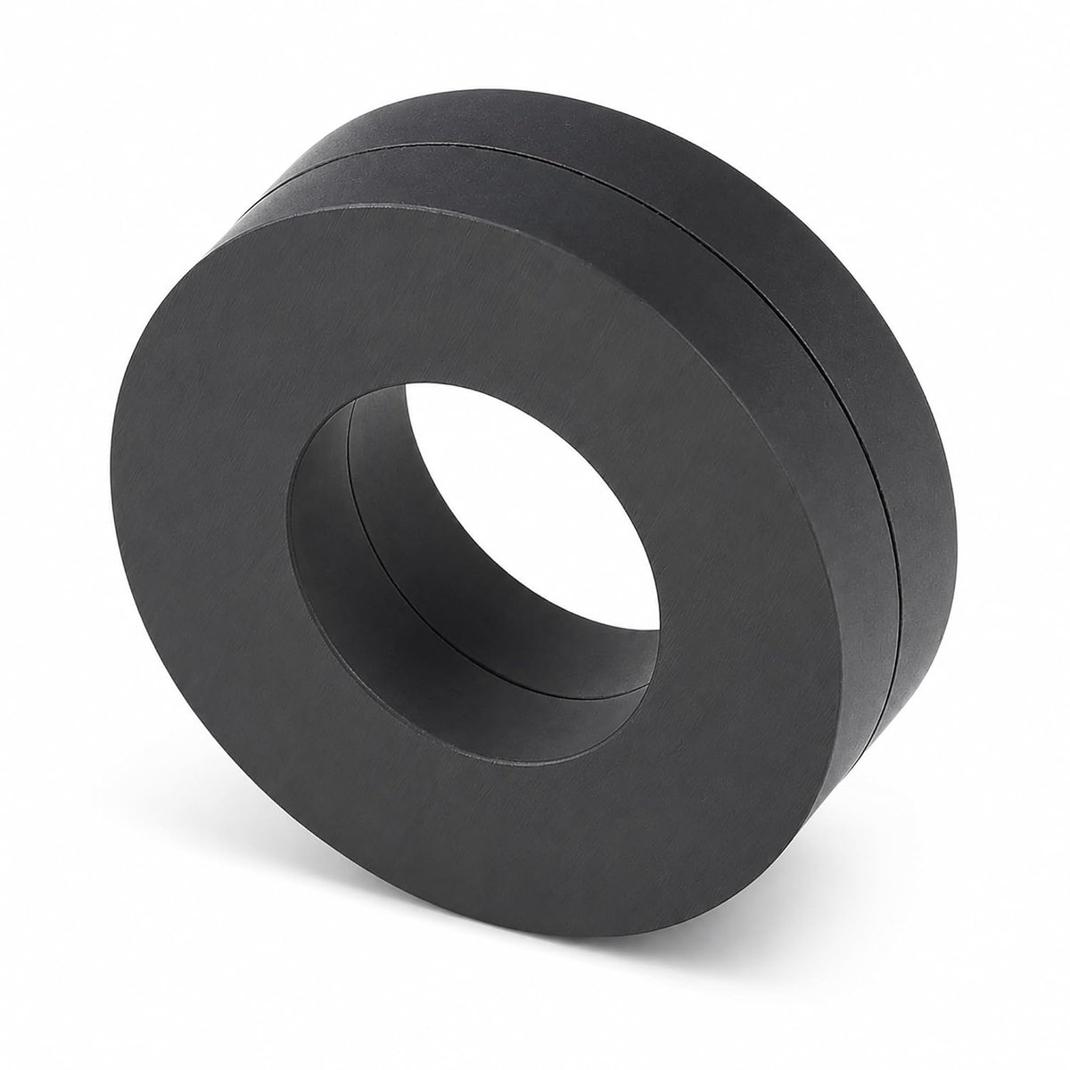 C8 Ferriet Ringmagneten, 60 x 32 x 10 mm, 2 stuks | Axiaal gemagnetiseerde keramische C8-ringmagneten voor onderwijs, modelbouw en proefopstellingen; 60 x 32 x 10 mm.