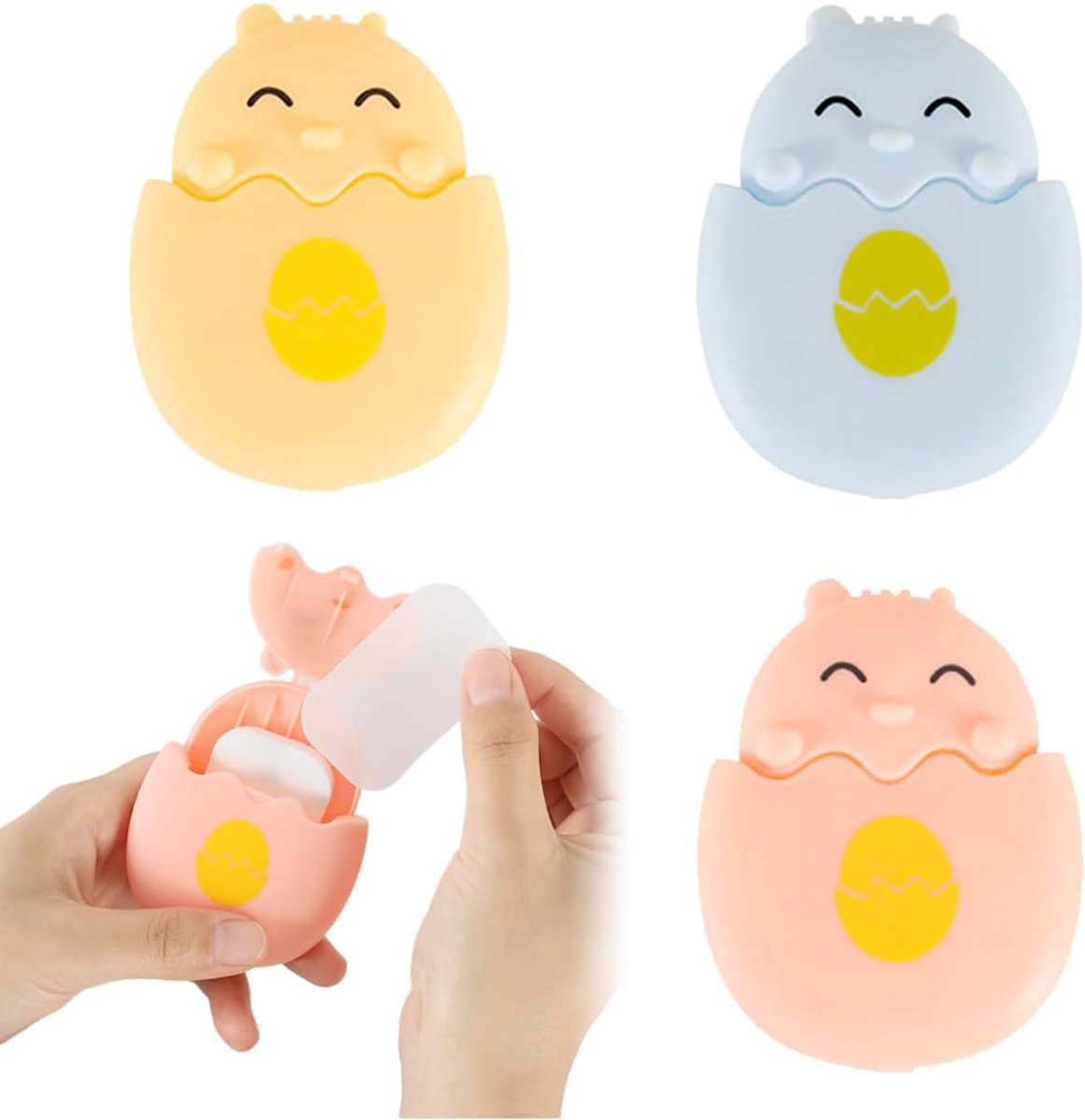 Zeeppapier set 3 doosjes (50 vellen) - kleurrijk - compact design - ideaal voor reizen - ShopVlot
