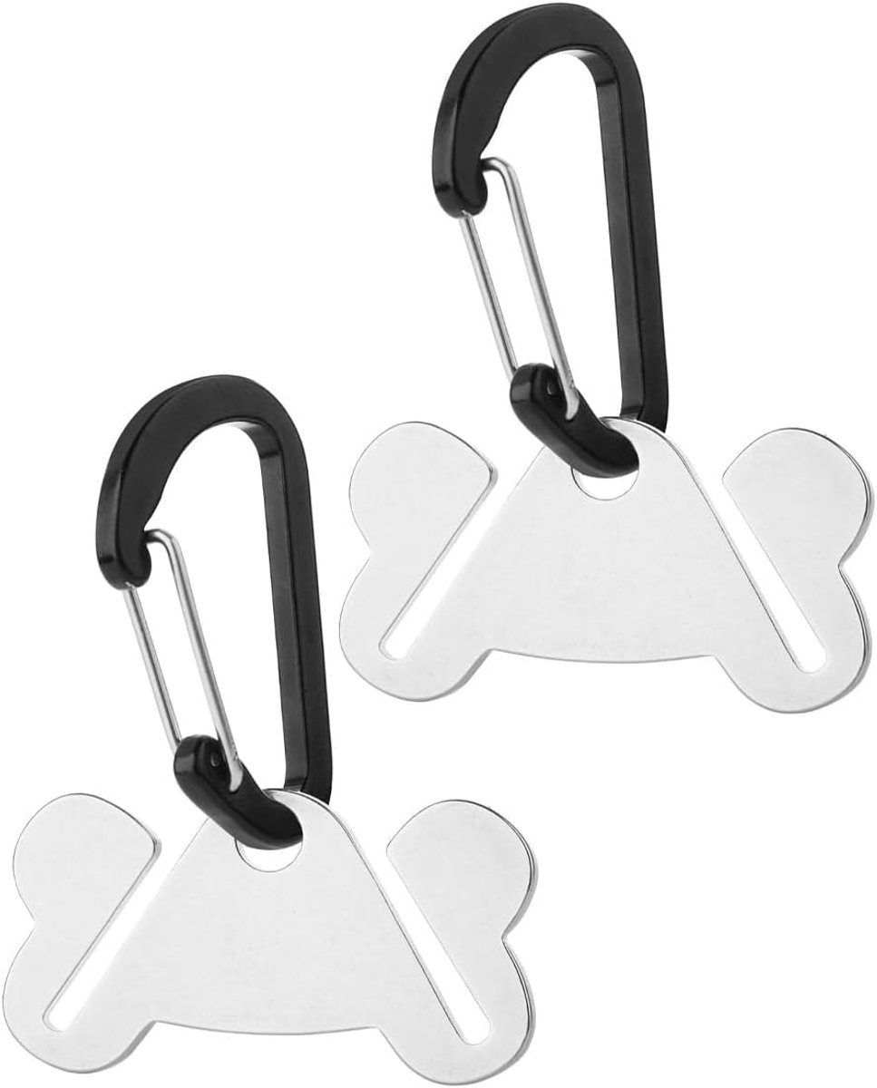 Hondenpoepzakhouder 2-pack - Zwart - Handsfree hondenpoepzakdispensers - Ontspannen wandelen - ShopVlot