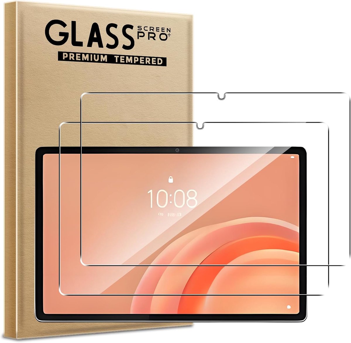 Displaybeschermfolie voor Lenovo Tab Plus Gen 2 2026 - gehard glas - hardheid 9H - ShopVlot