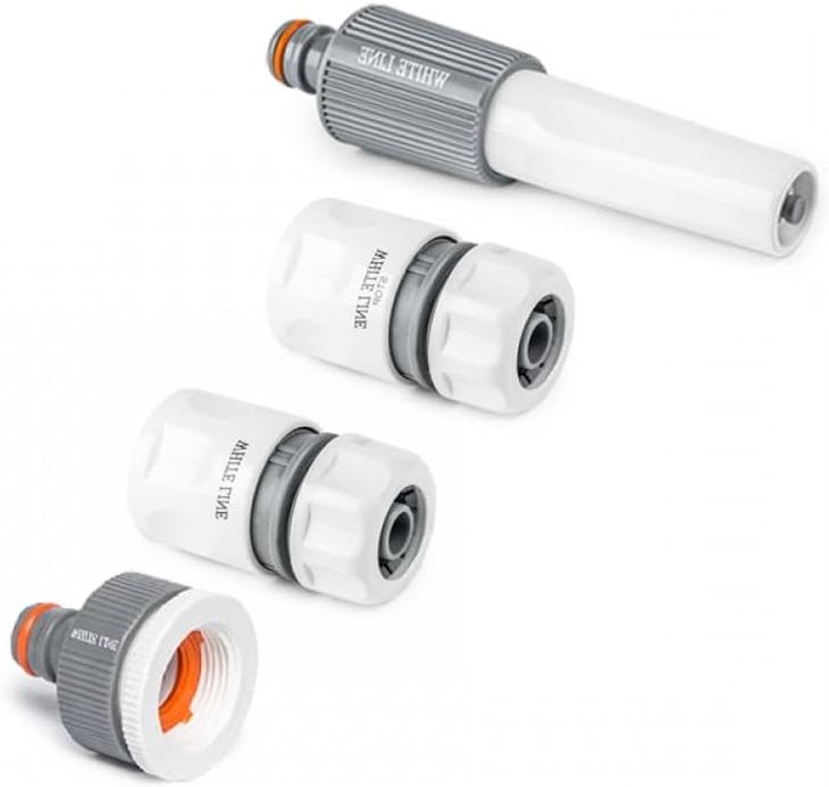 Tuinslang Set - Water Slang - Tuin Besproeien - Automatische Verbindingen - 19 mm - Wit